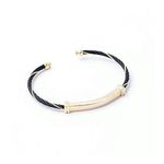 Rêve Diamant Bracelet JH 100% En Acier Noir-Doré + Boite Cadeau au meilleur prix au Maroc