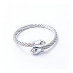 Rêve Diamant Bracelet Serpent En Acier Inoxydable - Argenté + Boite Cadeau au meilleur prix au Maroc