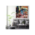 Tableau décoratif L100 cm x H100 cm - intérieur design, décoration moderne, art abstrait A677 au meilleur prix au Maroc