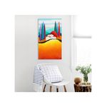 Tableau décoratif L 45 x H 100 cm - intérieur design, décoration moderne, art abstrait E431 au meilleur prix au Maroc