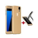 Coque 360 Hot 5 gold + Verre De PROTECTion Incassable au meilleur prix au Maroc