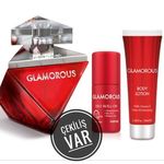 COFFRET DE PARFUM GLAMOROUS . DEO ROLL-ON + PARFUM 50ml + BODY LOTION au meilleur prix au Maroc