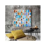 Tableau décoratif L100 x H 100 cm - décoration moderne, art abstrait M443 au meilleur prix au Maroc