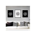 Tableau Encadré sous Verre-Plexi L40 x H60 cm x3 - TC671 au meilleur prix au Maroc