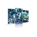 Tableau décoratif Triptyque - art moderne, intérieur abstrait design V287 au meilleur prix au Maroc