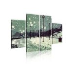 Tableau décoratif Quadriptyque - intérieur design, moderne, art abstrait N84 au meilleur prix au Maroc