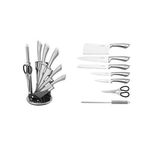 Ensemble de couteaux de cuisine en acier inoxydable au meilleur prix au Maroc