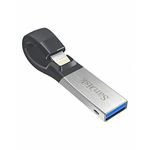 Sandisk iXpand clé usb OTG 64GB iphone USB 3.0 Double connecteur USB 3.0 (iphone/ipad/pc) au meilleur prix au Maroc
