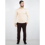 Pyjamas Col V -  Beige & Marron au meilleur prix au Maroc