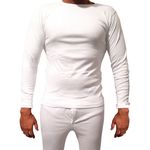 Sous-vêtements Col R M-L Hommes Blanc 100% Coton au meilleur prix au Maroc