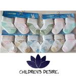 Baby chaussettes 12 paires unique pour votre bébé - NewBorn Bébé infantile Soft chaussette au meilleur prix au Maroc