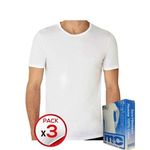 Pack x3 T-shirts Col R MC Blanc au meilleur prix au Maroc