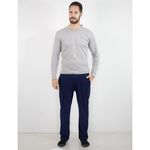 Pyjamas Col V  Gris & Noir au meilleur prix au Maroc
