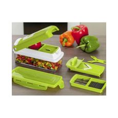 Genuis Nicer Dicer Découpe Légumes - Vert - Multifonctions 12 Pieces au meilleur prix au Maroc