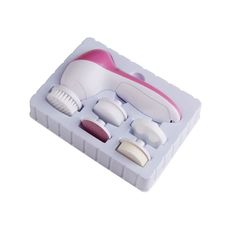 Pack Brosse cheveux lissante électrique + Brosse de nettoyage pour visage 5 en 1 au meilleur prix au Maroc