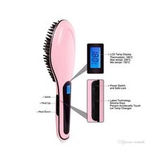 Pack Brosse cheveux lissante électrique + Brosse de nettoyage pour visage 5 en 1 au meilleur prix au Maroc