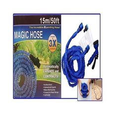 Tuyau Arrosage Extensible + Pistolet à Eau 7 jets + Embouts Universels -Longueur 15m au meilleur prix au Maroc