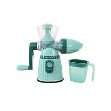 Centrifugeuse manuelle à manivelle 2 en1 parfaite pour le jus de fruits et légumes au meilleur prix au Maroc