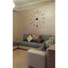 Horloge Murale 3D Originale Design - Doré au meilleur prix au Maroc