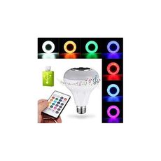 Ampoule de musique LED Bluetooth avec Lumieres d'ambiance et Télécommande au meilleur prix au Maroc