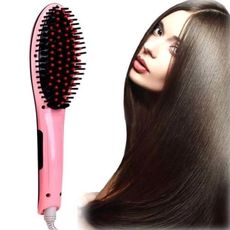 Brosse Lissante Chauffante Electrique Fast Hair au meilleur prix au Maroc