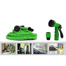 Tuyau Arrosage Extensible 15m + Pistolet à Eau 7 jets + Embouts Universels -Longueur 15m/50ft au meilleur prix au Maroc