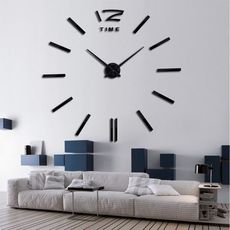 Horloge Murale Design 3D- Noir au meilleur prix au Maroc