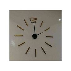 Horloge Murale 3D 60 cm  - Doré au meilleur prix au Maroc