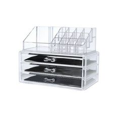 Grand Organisateur Acrylique de Maquillage au meilleur prix au Maroc