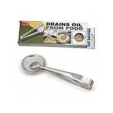 Pinces Passoire Cuillère filtre à huile En Acier Inoxydable au meilleur prix au Maroc