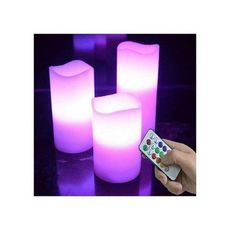 Pack 3 bougies lumineux Luma candles au meilleur prix au Maroc