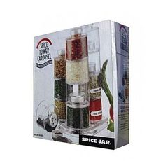 Set de 12 bouteille Carrousel à tour d'épices au meilleur prix au Maroc