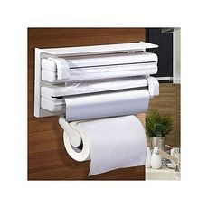 TRIPLE PAPER DISPENSER Distributeur de rouleaux triple avec montage mural au meilleur prix au Maroc