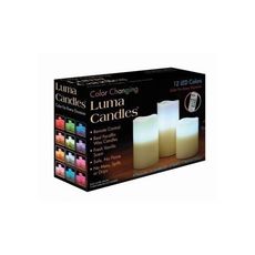 3 bougies LED Multicouleurs Changeantes avec Télécommande au meilleur prix au Maroc