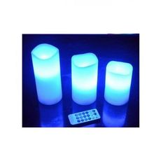 Pack 3 bougies lumineux Luma candles au meilleur prix au Maroc