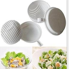 Bol pour couper et faite votre salade- saladier et hachoir 2 en 1 au meilleur prix au Maroc