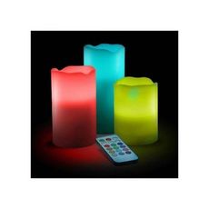 Pack 3 bougies lumineux Luma candles au meilleur prix au Maroc