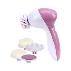 Pack Brosse lissante chauffante électrique + Brosse De Nettoyage Pour Visage 5 en 1 au meilleur prix au Maroc