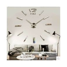 Horloge Murale Design Silver au meilleur prix au Maroc