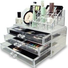 Organisateur rangement  De Maquillage make up et Bijoux Avec 3 Tiroirs au meilleur prix au Maroc