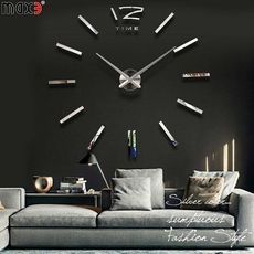 Horloge Murale 3D Originale Design  - Silver au meilleur prix au Maroc