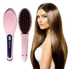 Brosse lissante électrique - Cheveux Doux et Lisse au meilleur prix au Maroc