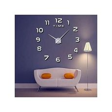 Horloge Montre Murale 3d Autocollants Décoration de Salon Quartz au meilleur prix au Maroc