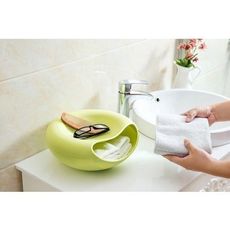 Bol melon de rangement multifonctionnel  avec emplacement  pour téléphone - Vert au meilleur prix au Maroc