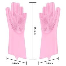 Gant vaisselle magique Nettoyant Gants D'Épurateur Brosse - Paire (2 pièces) au meilleur prix au Maroc