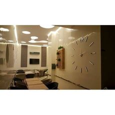 Horloge Murale 3D Originale Design  - Silver au meilleur prix au Maroc