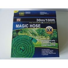 Tuyau Arrosage Extensible 30m + Pistolet à Eau 7 jets ( vert ) - Magic hose au meilleur prix au Maroc