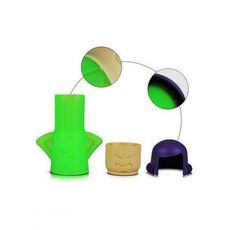 Nettoyeur à vapeur de Micro-ondes Angry Mama-vert au meilleur prix au Maroc