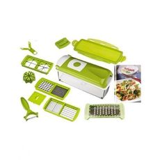 Appareil de découpe  Multi-accessoire pour couper-hacher-trancher-râper avec 1 éplucheur au meilleur prix au Maroc