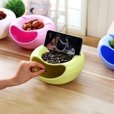 Bol melon de rangement multifonctionnel  avec emplacement  pour téléphone - Vert au meilleur prix au Maroc
